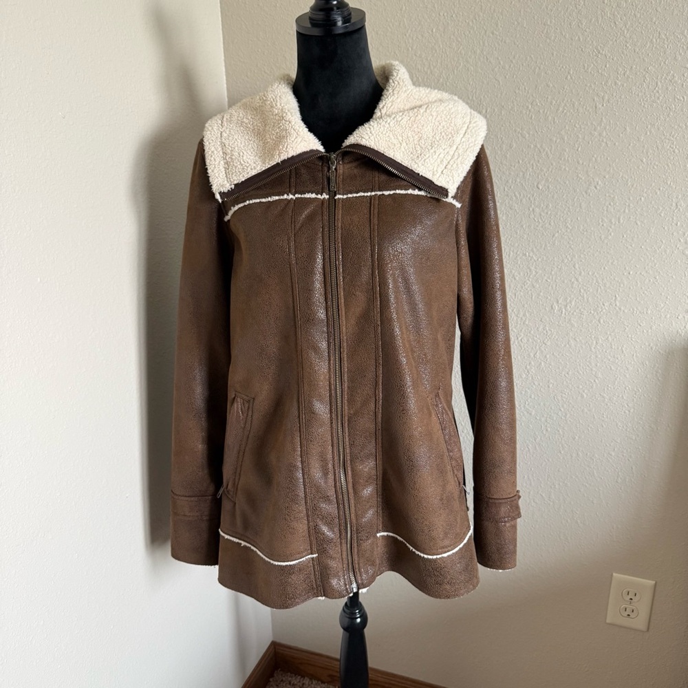 Prana Brown and Cream Jacket